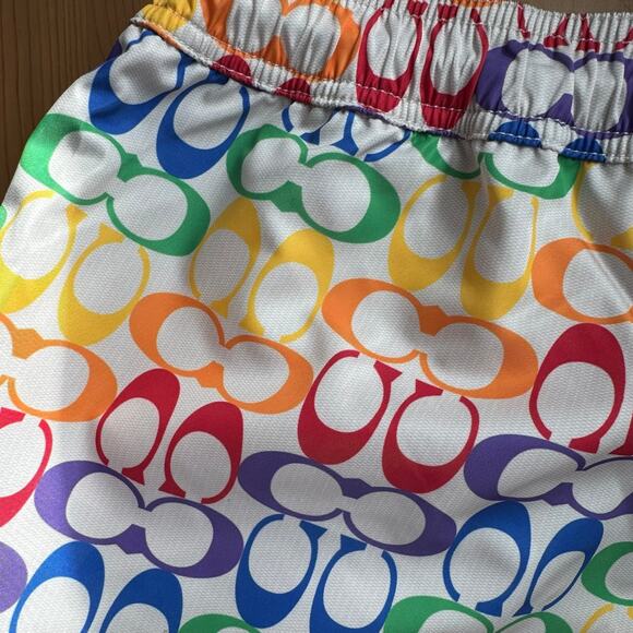 🌈Coach Rainbow Signature Swim Trunks - Picture 11 of 11